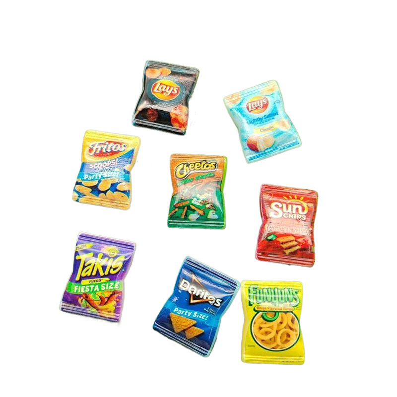 Food Snacks Chips - 10Pcs Random Simulation Potato Chips Food