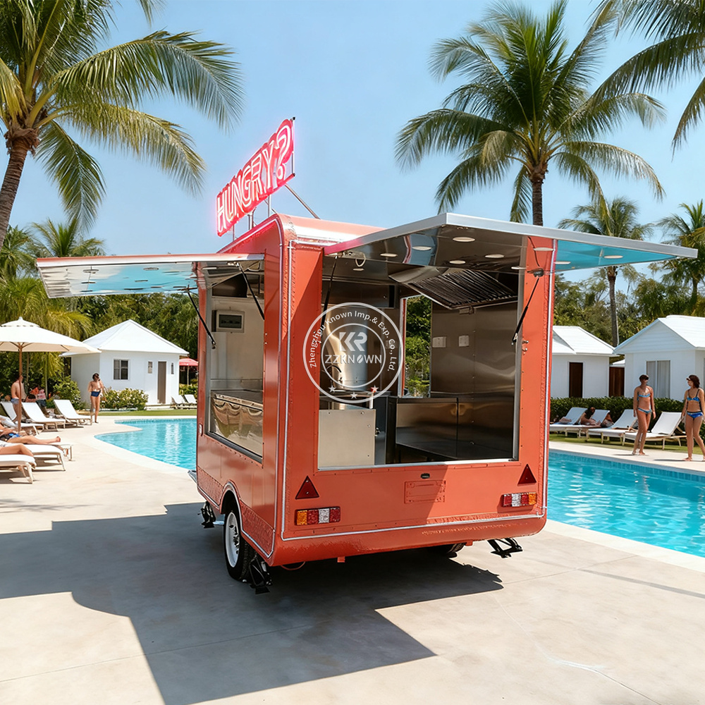 Food Snacks Catering - Customized Food Cart Catering Pizza Trailer