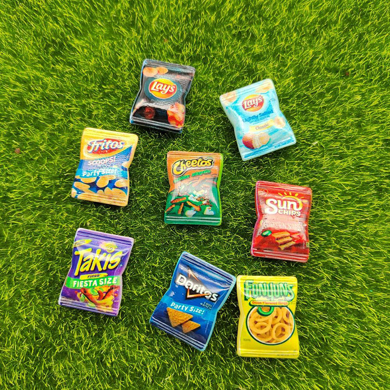 10Pcs Mini Snack Food Dollhous - Food Snacks Chips review and price