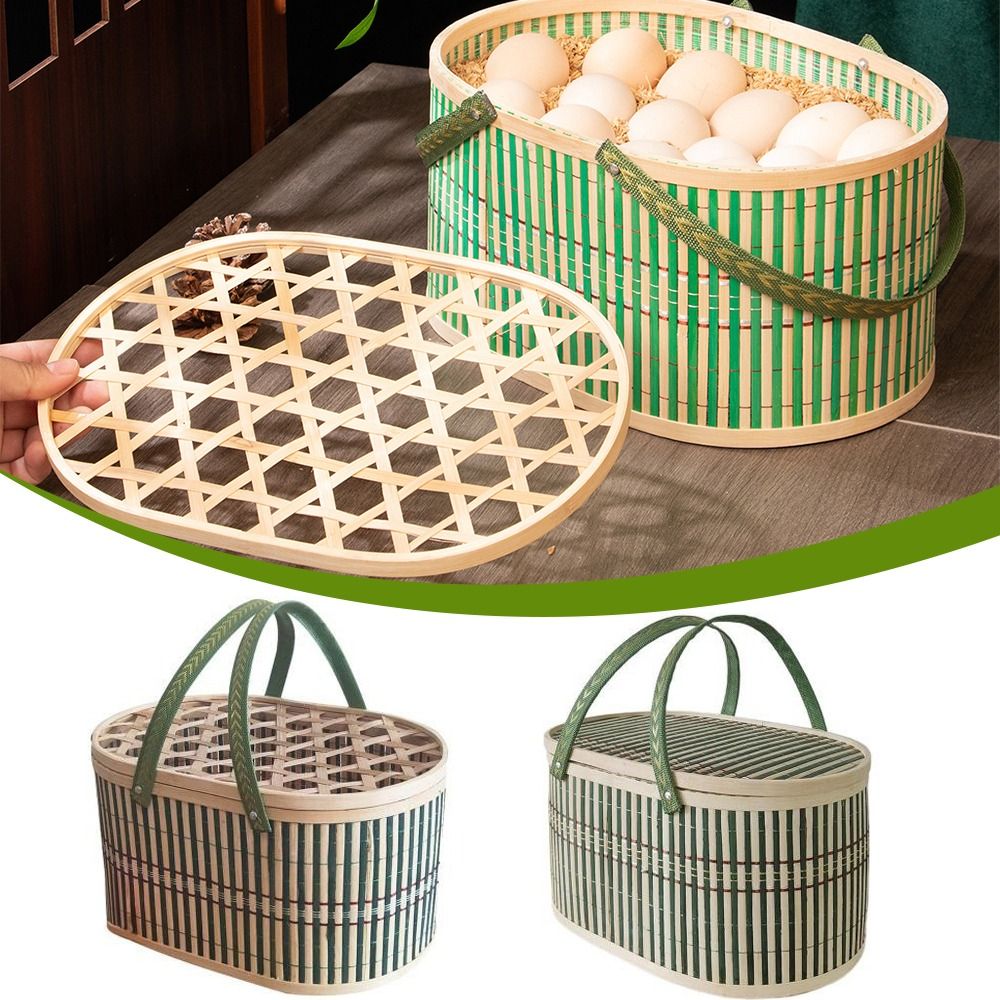 Durable Handmade Bamboo Basket - Snacks Food Gift Baskets review and price