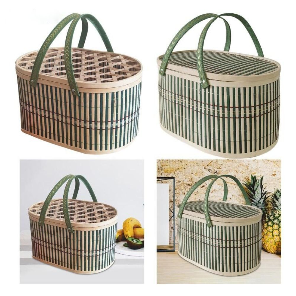 Durable Handmade Bamboo Basket - Snacks Food Gift Baskets review and price