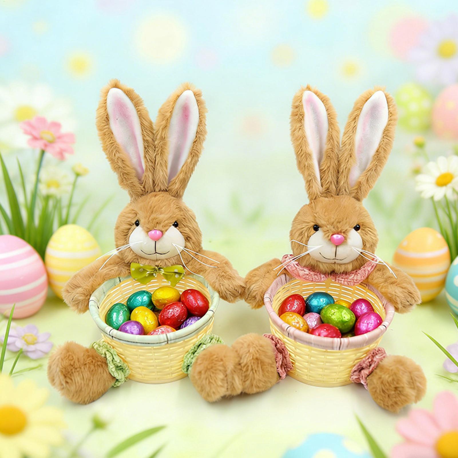 Easter Bunny Basket Rabbits Sh - Snacks Food Gift Baskets review and price