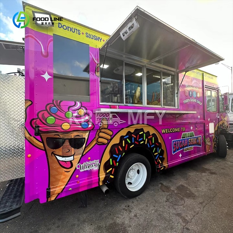 China Food Trailer Cart 4 Whee - Food Snacks Catering review and price