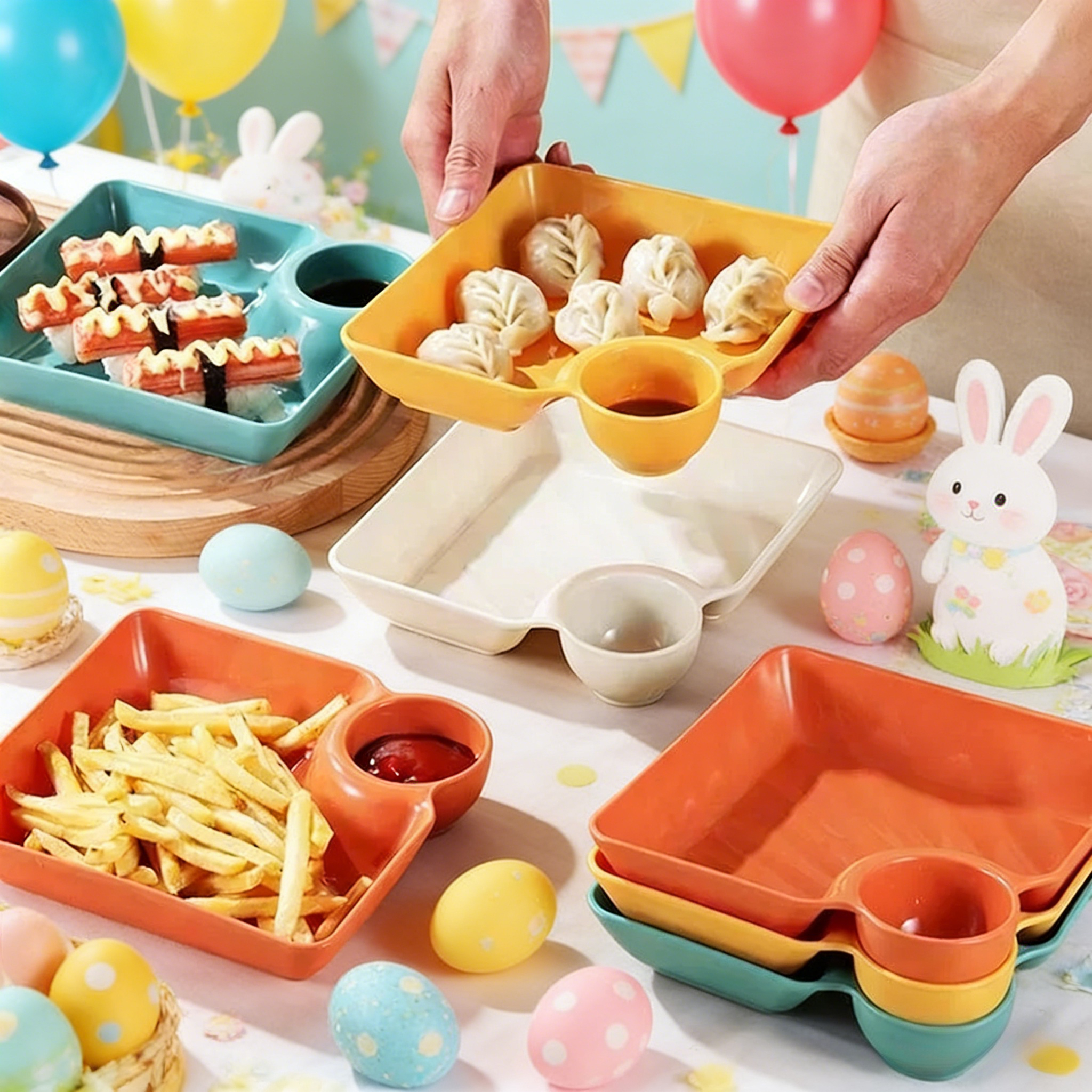 4pcs Easter Themed Chips & Dip - Food Snacks Chips review and price