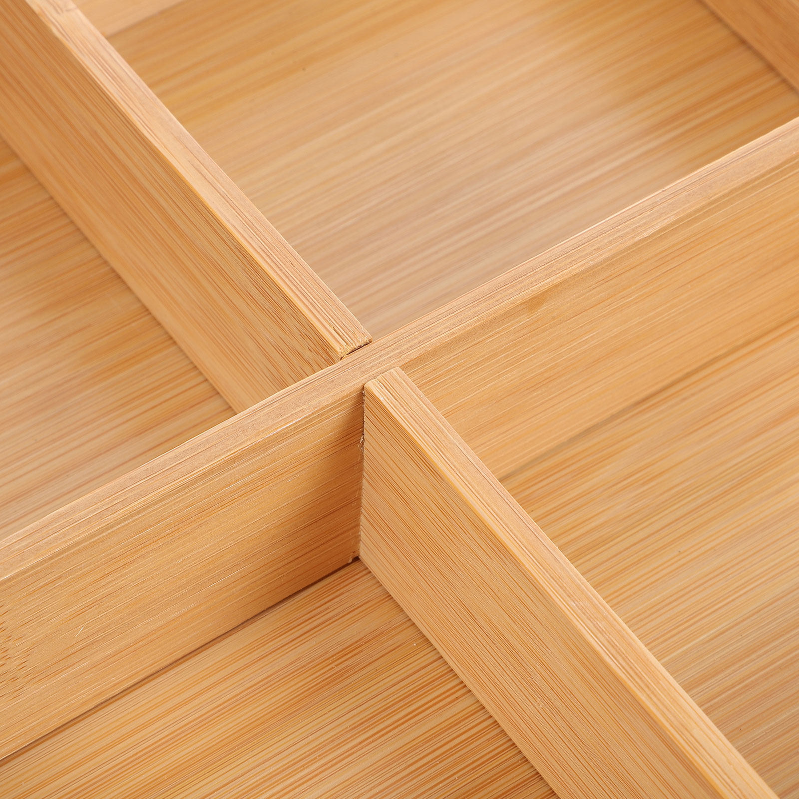 Bamboo Divided Food Tray 6 Slo - Food Snacks Party review and price