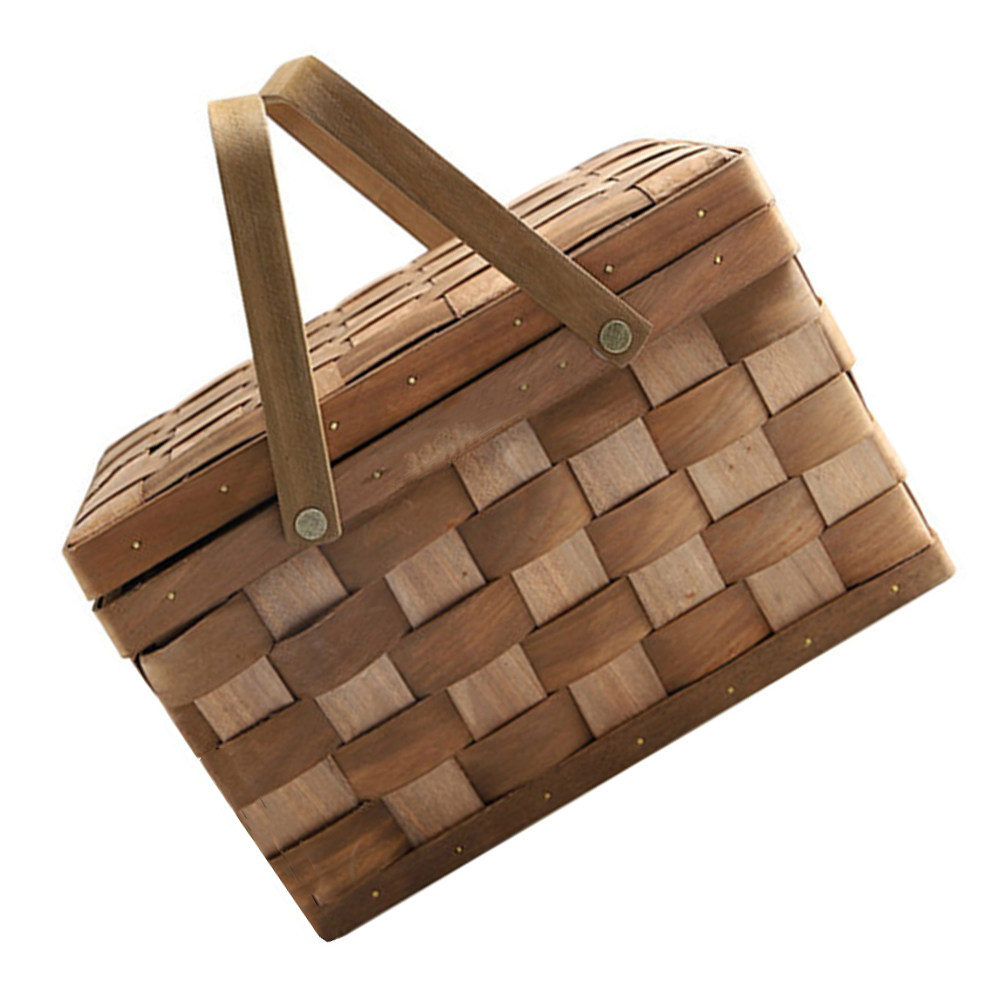 Chic Rustic Woven Wood Chip Ba - Snacks Food Gift Baskets review and price