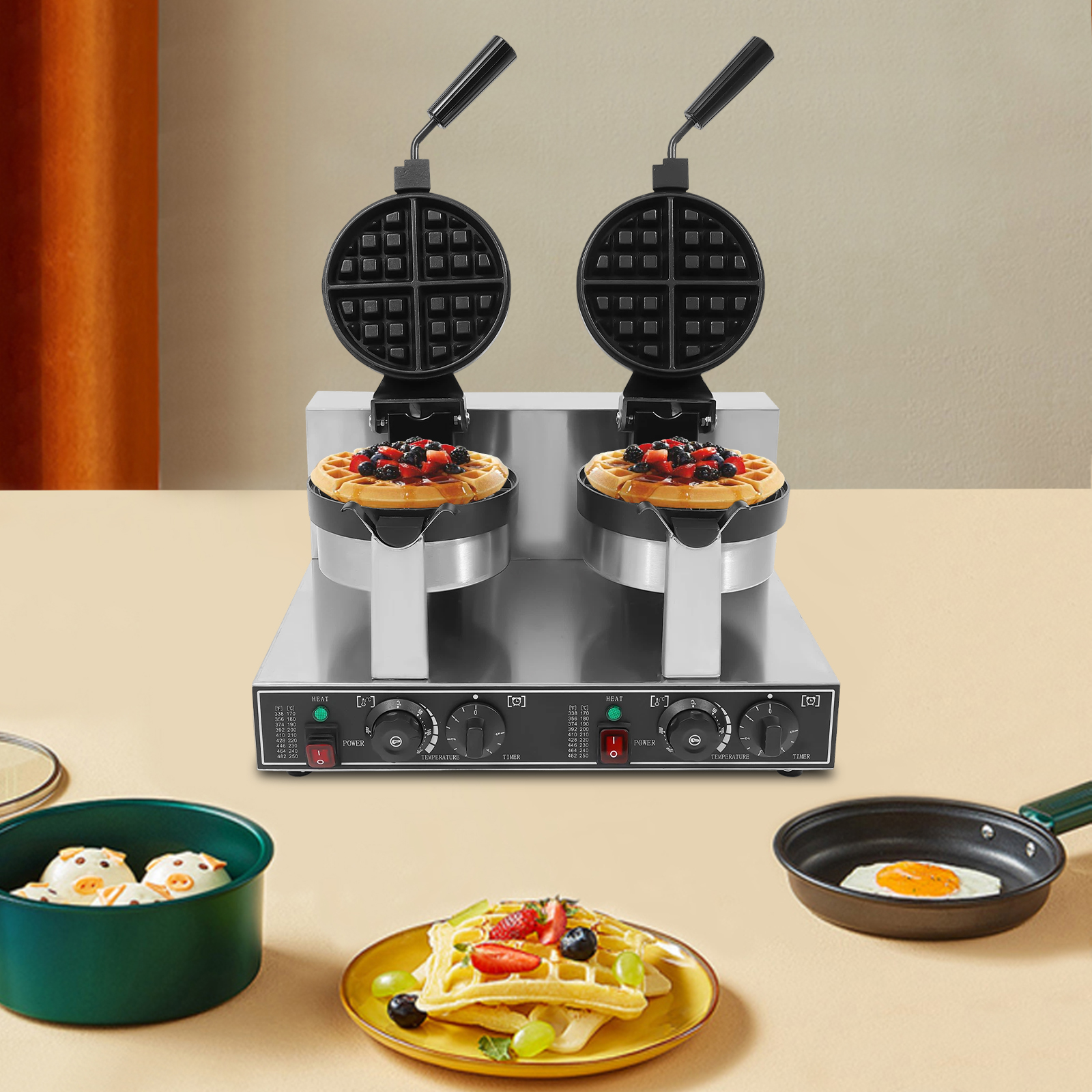 201 Stainless Steel Waffle Iro - Food Snacks To Make At Home review and price