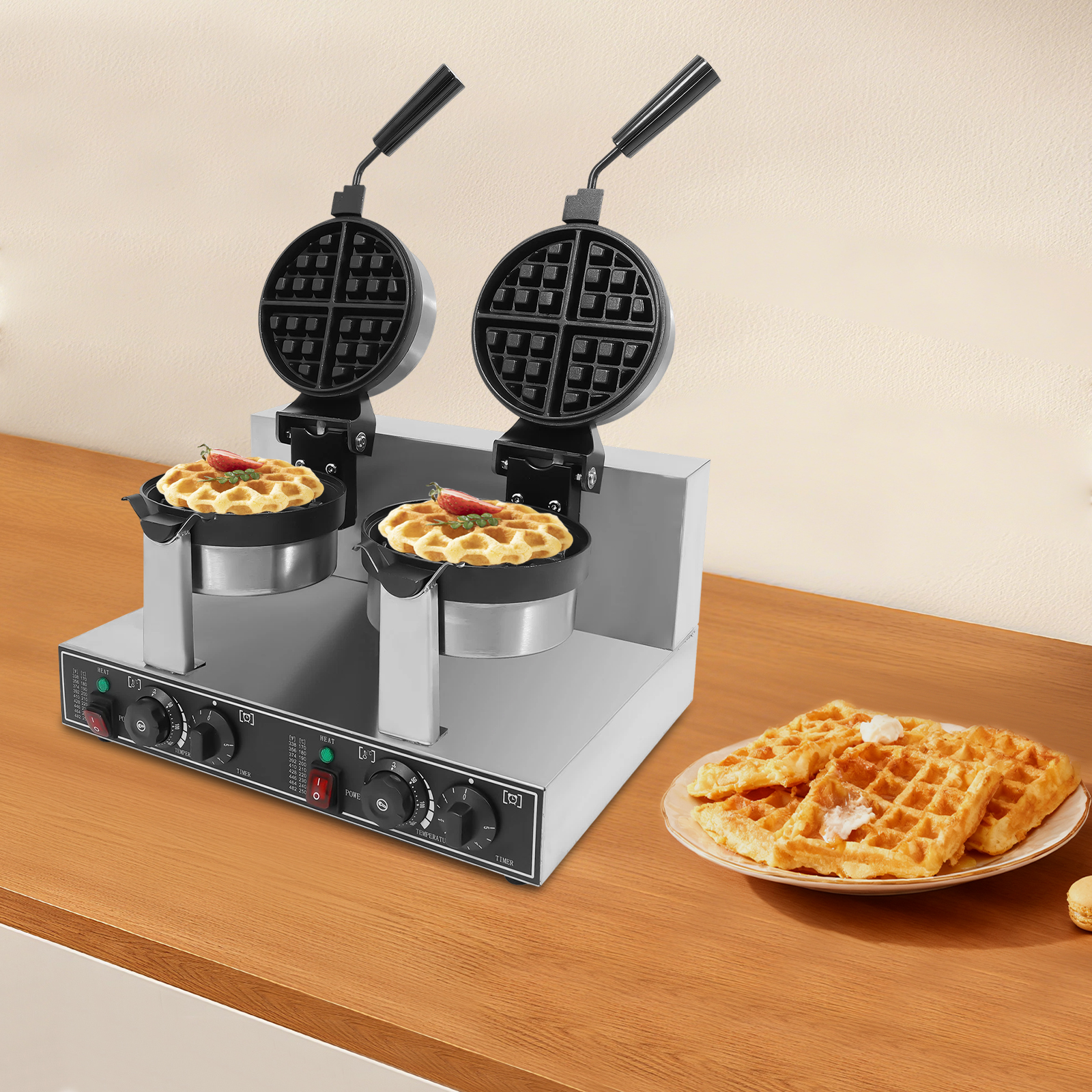 201 Stainless Steel Waffle Iro - Food Snacks To Make At Home review and price