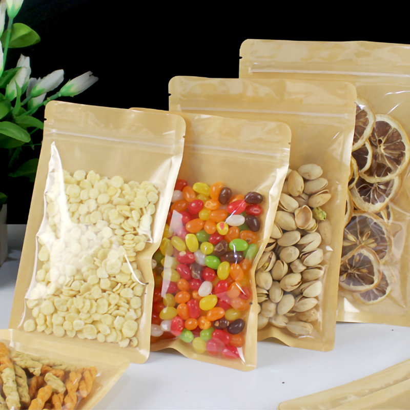 100pcs Eco-friendly Kraft Pape - Food Snacks Party review and price