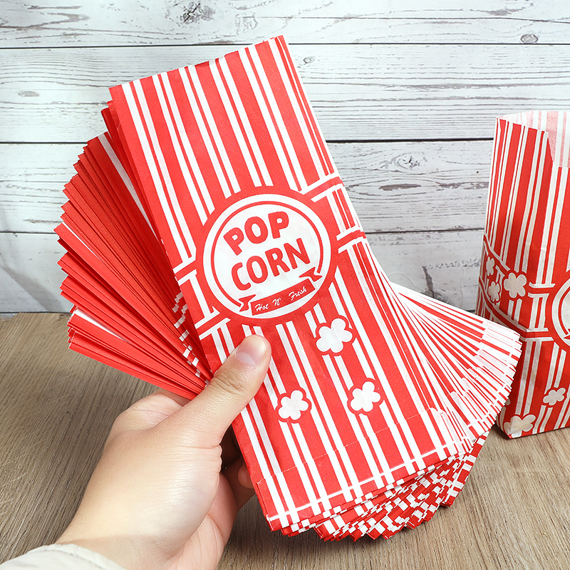 20/50Pcs Popcorn Bags Individu - Food Snacks Party review and price