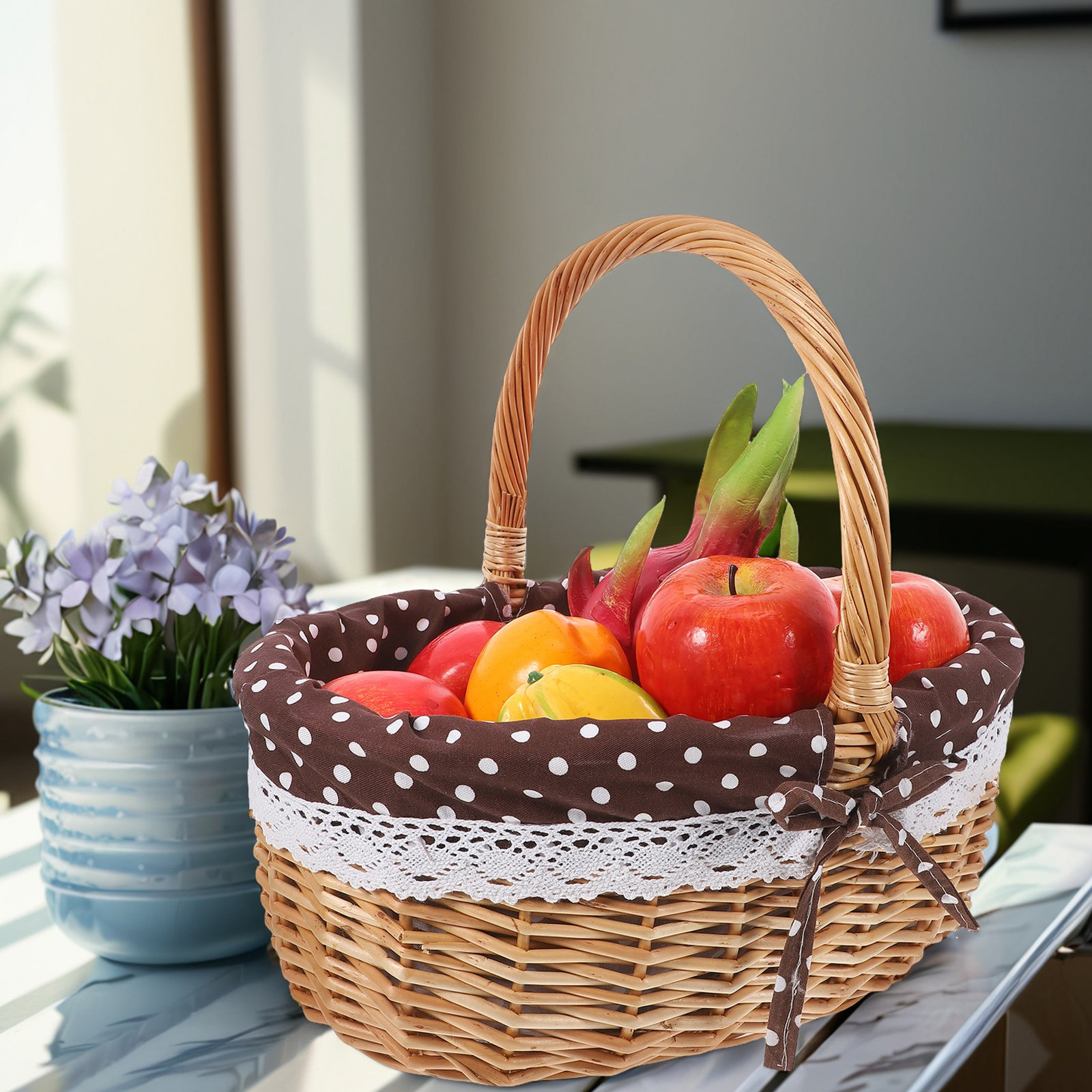 Stylish Hand Woven Wicker Stor - Snacks Food Gift Baskets review and price