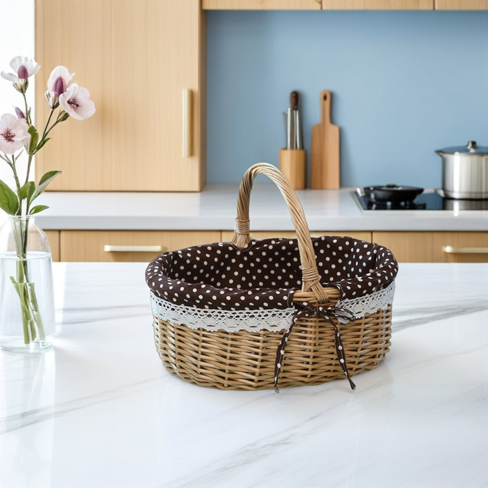 Smooth Beautiful Wicker Fruit  - Snacks Food Gift Baskets review and price