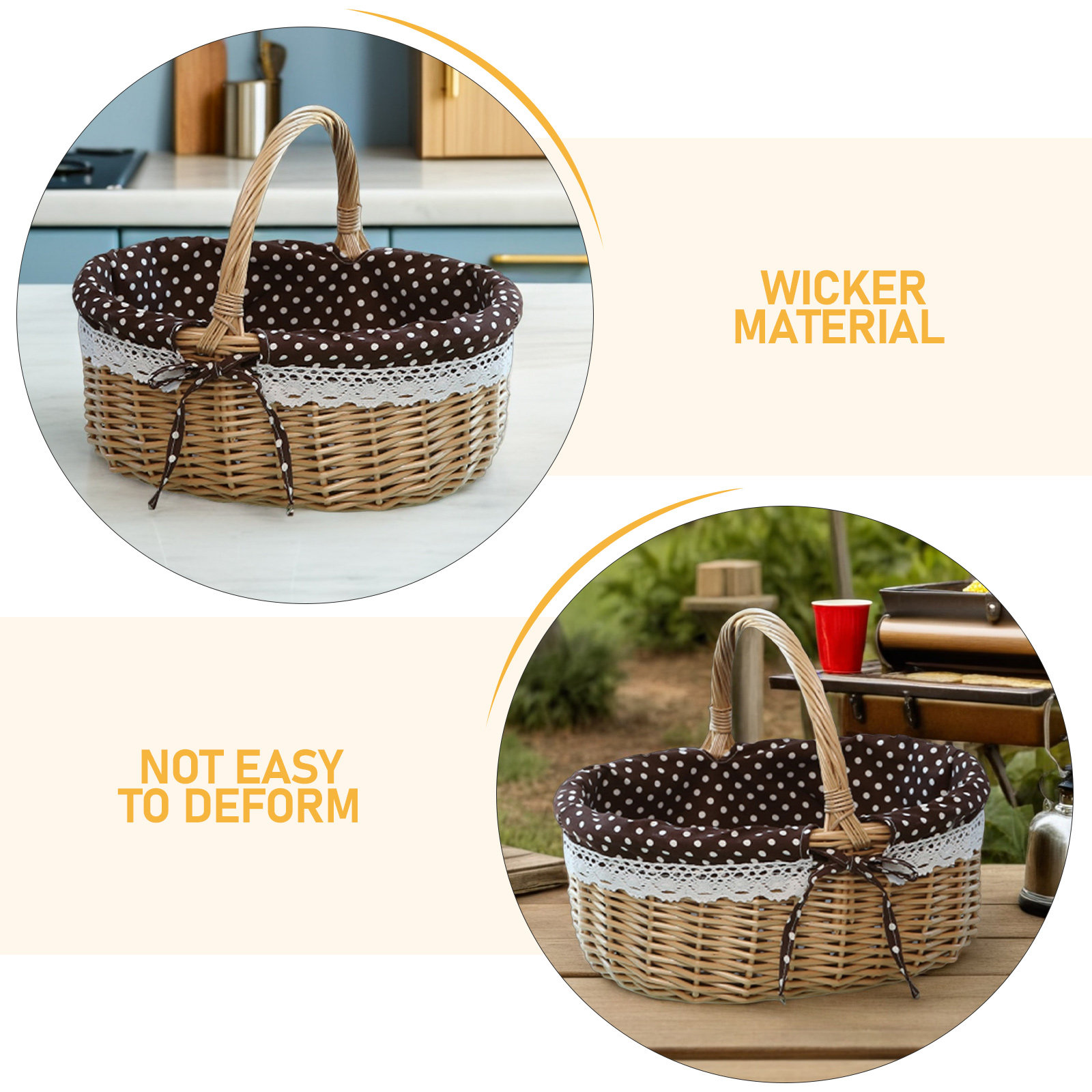 Smooth Beautiful Wicker Fruit  - Snacks Food Gift Baskets review and price