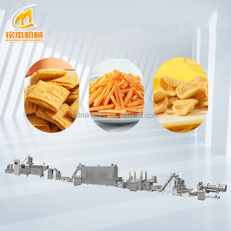 Extruded Automatic Fried 3d Pe - Food Snacks Chips review and price