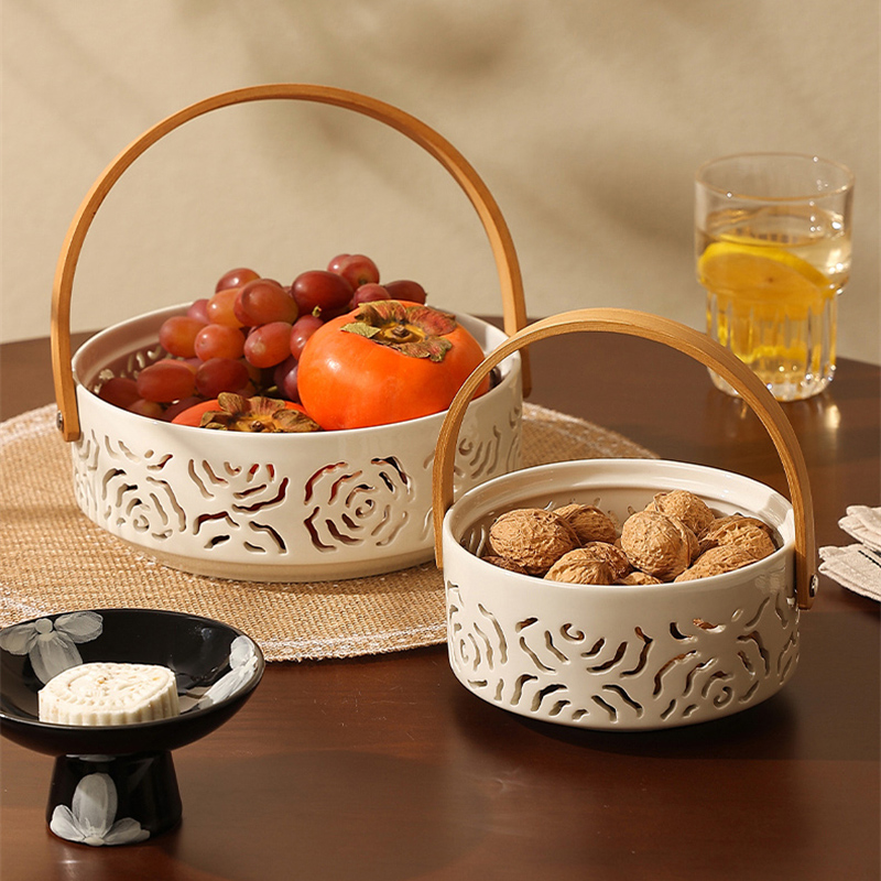 Ceramic Hollow Basket Fruit Pl - Snacks Food Gift Baskets review and price