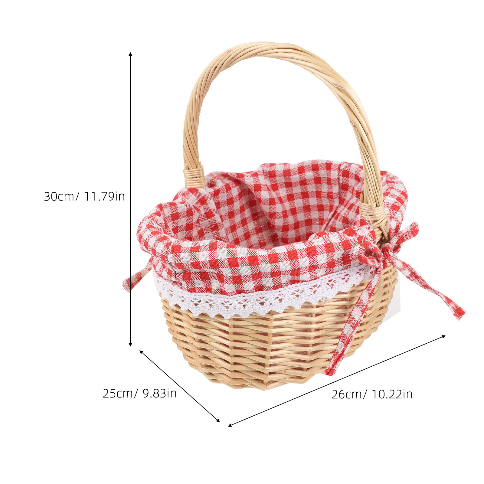 Elegant Wicker Fruit Basket Ha - Snacks Food Gift Baskets review and price