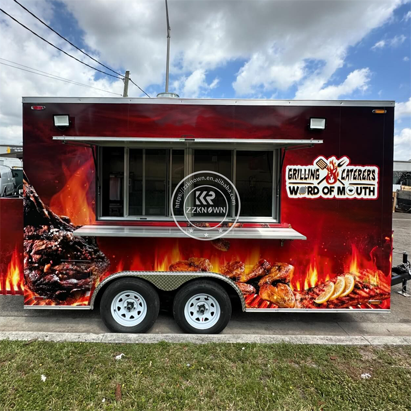 2025 Food Truck Trailer Custom - Food Snacks Catering review and price