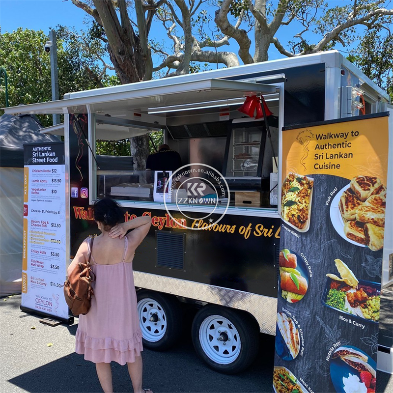 2025 Food Truck Trailer Custom - Food Snacks Catering review and price