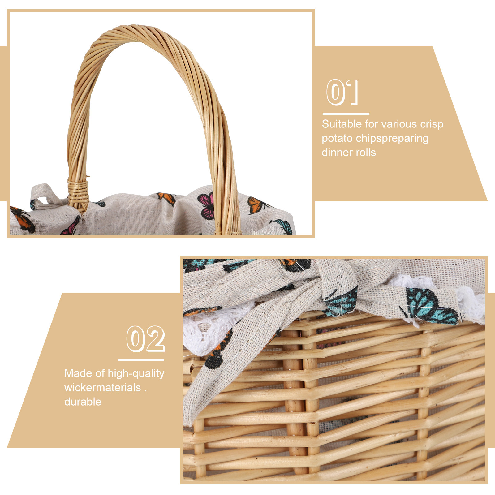 Rattan Storage Baskets Wicker  - Snacks Food Gift Baskets review and price