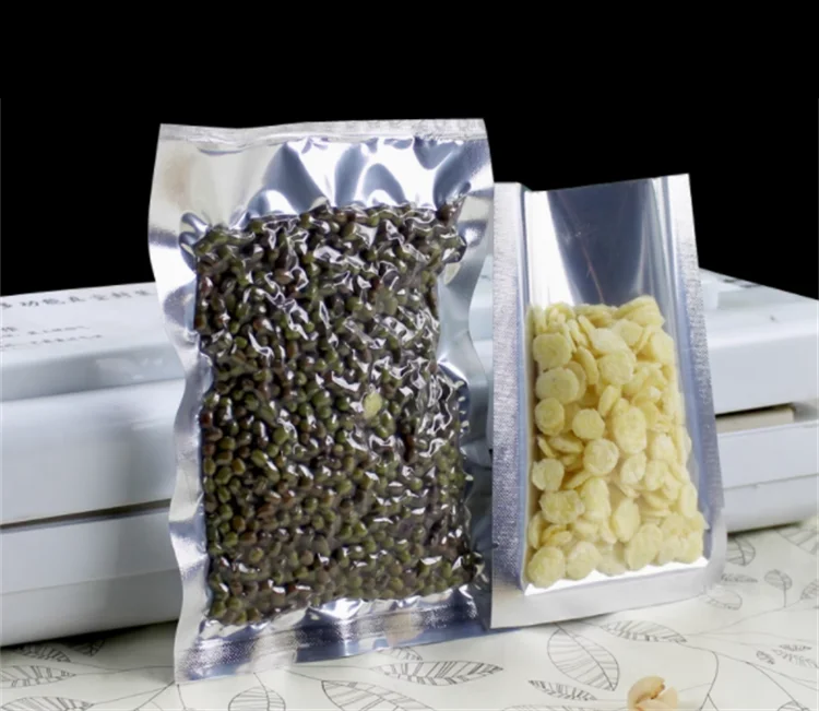 100 Pack Silver Glossy Flat Po - Food Snacks Party review and price