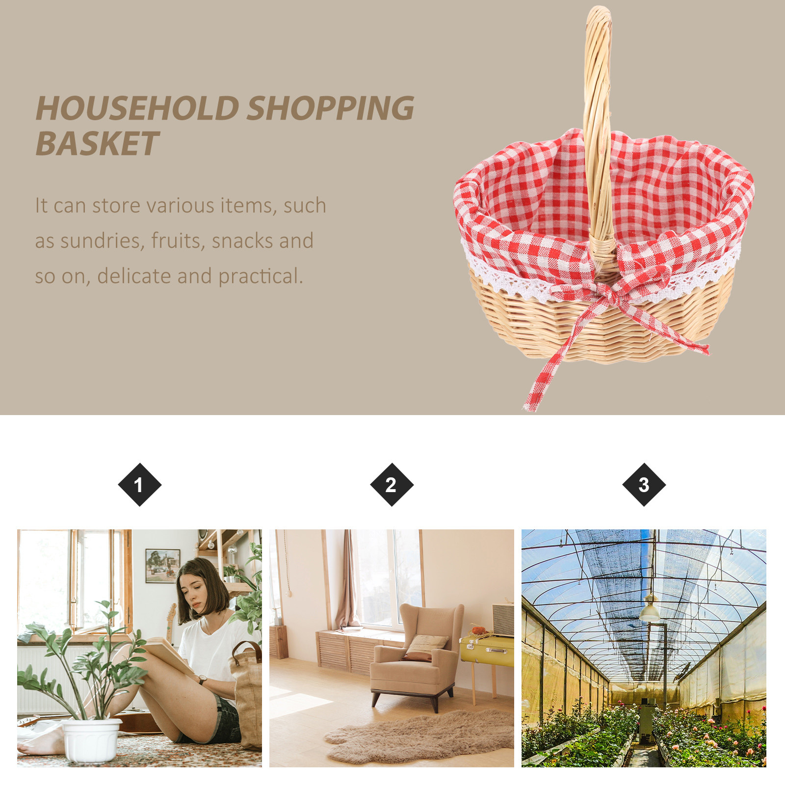 Elegant Wicker Fruit Basket Ha - Snacks Food Gift Baskets review and price