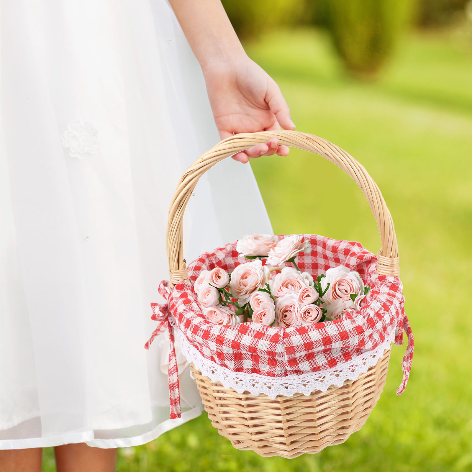 Elegant Wicker Fruit Basket Ha - Snacks Food Gift Baskets review and price